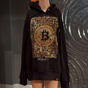 George Black and Gold Hoodie